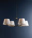 Crown Heights Four Light Chandelier Aged Brass-Large Chandeliers-Hudson Valley-Lighting Design Store