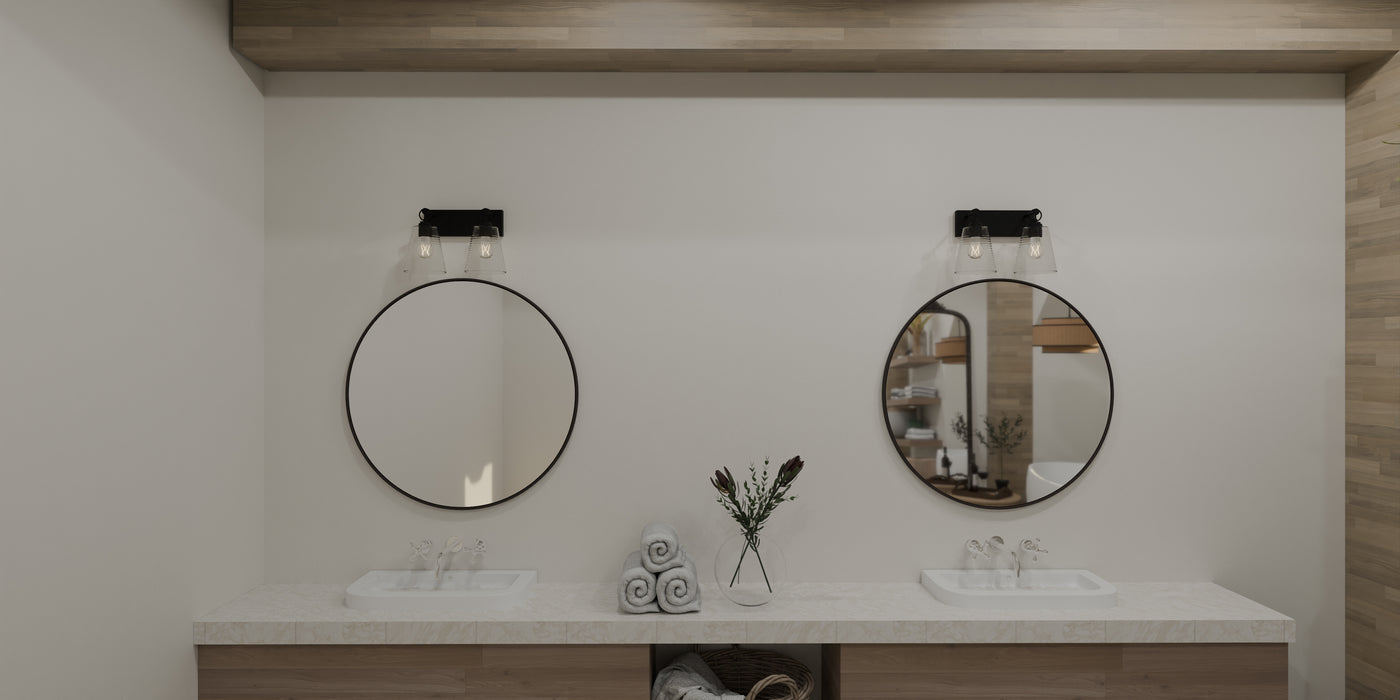 Dacosta Two Light Bath-Bathroom Fixtures-Quoizel-Lighting Design Store