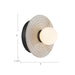 Dahlia LED Vanity Urban Bronze/Alabaster-Sconces-Alora-Lighting Design Store