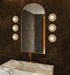 Dahlia LED Vanity Vintage Brass/Alabaster-Bathroom Fixtures-Alora-Lighting Design Store