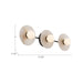 Dahlia LED Vanity Vintage Brass/Alabaster-Bathroom Fixtures-Alora-Lighting Design Store