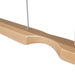 Dakota LED Linear Pendant Beech Wood-Linear/Island-Kuzco Lighting-Lighting Design Store