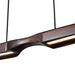 Dakota LED Linear Pendant Walnut-Linear/Island-Kuzco Lighting-Lighting Design Store