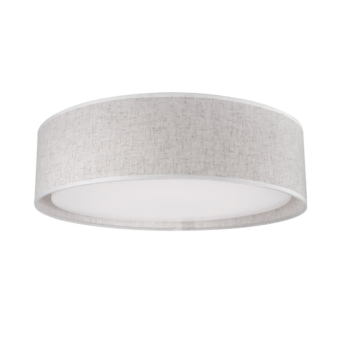 Dalton LED Flush Mount Beige-Flush Mounts-Kuzco Lighting-Lighting Design Store