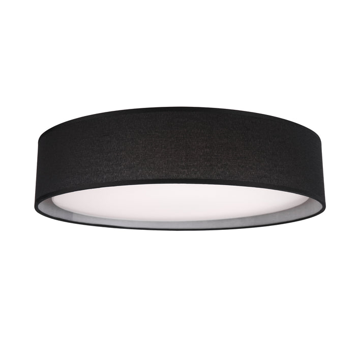 Dalton LED Flush Mount Black-Flush Mounts-Kuzco Lighting-Lighting Design Store