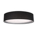 Dalton LED Flush Mount Black-Flush Mounts-Kuzco Lighting-Lighting Design Store