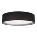 Dalton LED Flush Mount Black-Flush Mounts-Kuzco Lighting-Lighting Design Store