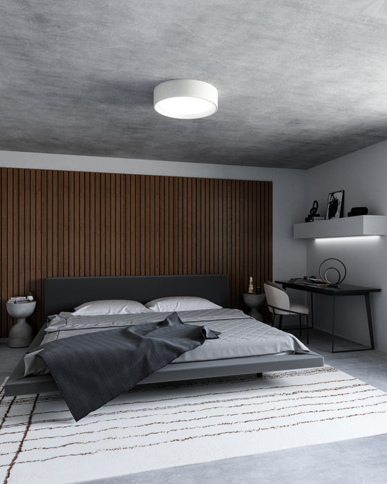 Dalton LED Flush Mount White-Flush Mounts-Kuzco Lighting-Lighting Design Store