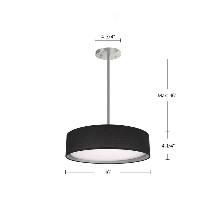 Dalton LED Pendant White-Pendants-Kuzco Lighting-Lighting Design Store