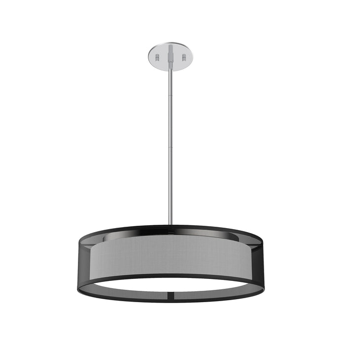 Dalton LED Pendant Black Organza-Pendants-Kuzco Lighting-Lighting Design Store