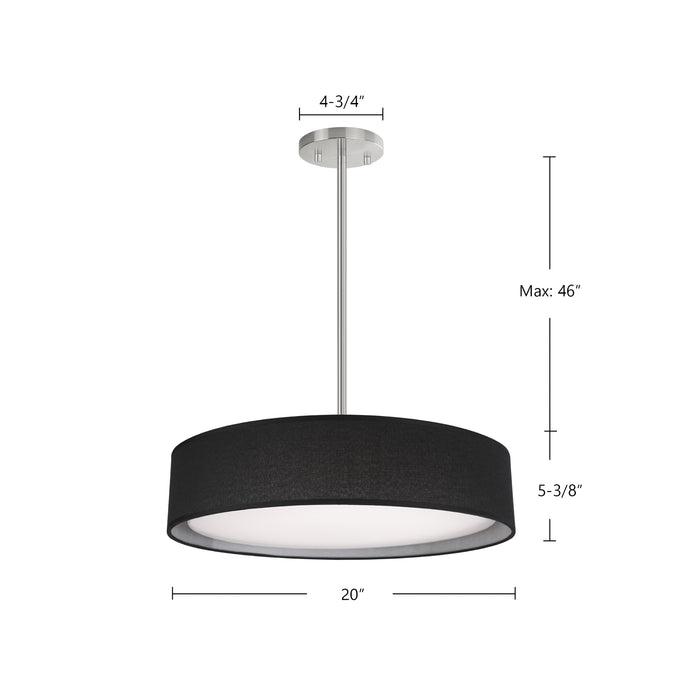 Dalton LED Pendant Gray-Pendants-Kuzco Lighting-Lighting Design Store