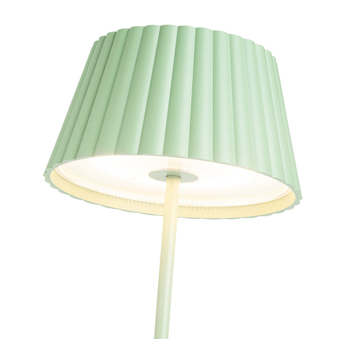 Dario LED Table Lamp Sage Green-Lamps-Kuzco Lighting-Lighting Design Store