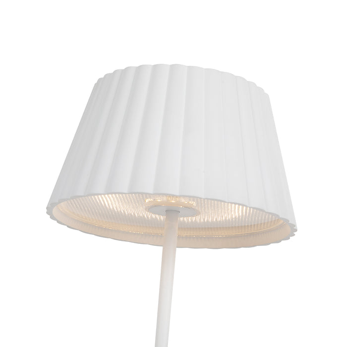 Dario LED Table Lamp White-Lamps-Kuzco Lighting-Lighting Design Store