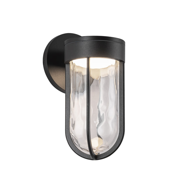 Davy LED Exterior Wall Sconce Black-Exterior-Kuzco Lighting-Lighting Design Store