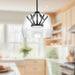 Deco LED Pendant Clear/Black-Pendants-Kuzco Lighting-Lighting Design Store