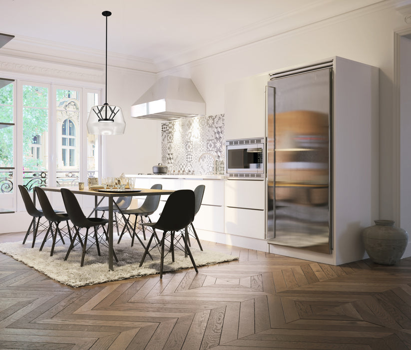 Deco LED Pendant Clear/Black-Pendants-Kuzco Lighting-Lighting Design Store