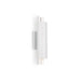 Dela LED Wall Sconce White/Silver-Sconces-Kuzco Lighting-Lighting Design Store