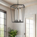 Delphine LED Pendant Urban Bronze-Foyer/Hall Lanterns-Alora-Lighting Design Store