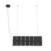 Domino LED Linear Pendant Black-Linear/Island-Kuzco Lighting-Lighting Design Store