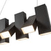 Domino LED Linear Pendant Black-Linear/Island-Kuzco Lighting-Lighting Design Store