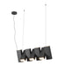 Domino LED Linear Pendant Black-Linear/Island-Kuzco Lighting-Lighting Design Store
