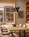 Domino LED Linear Pendant Black-Linear/Island-Kuzco Lighting-Lighting Design Store