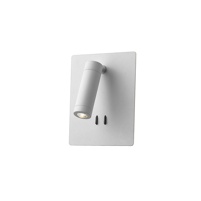 Dorchester LED Wall Sconce White-Sconces-Kuzco Lighting-Lighting Design Store