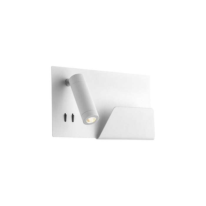 Dorchester LED Wall Sconce White-Sconces-Kuzco Lighting-Lighting Design Store