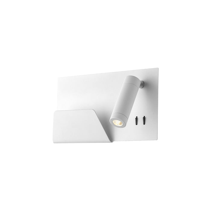 Dorchester LED Wall Sconce White-Sconces-Kuzco Lighting-Lighting Design Store
