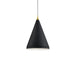 Dorothy One Light Pendant Black With Gold Detail-Pendants-Kuzco Lighting-Lighting Design Store