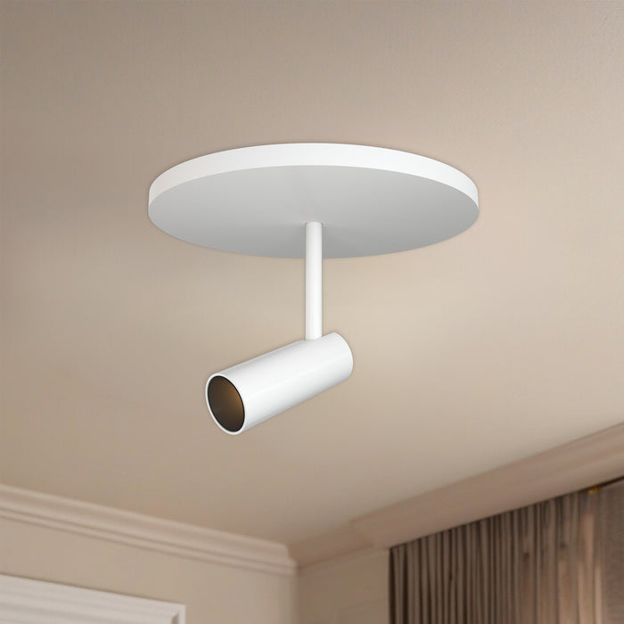 Downey LED Semi-Flush Mount White-Flush Mounts-Kuzco Lighting-Lighting Design Store