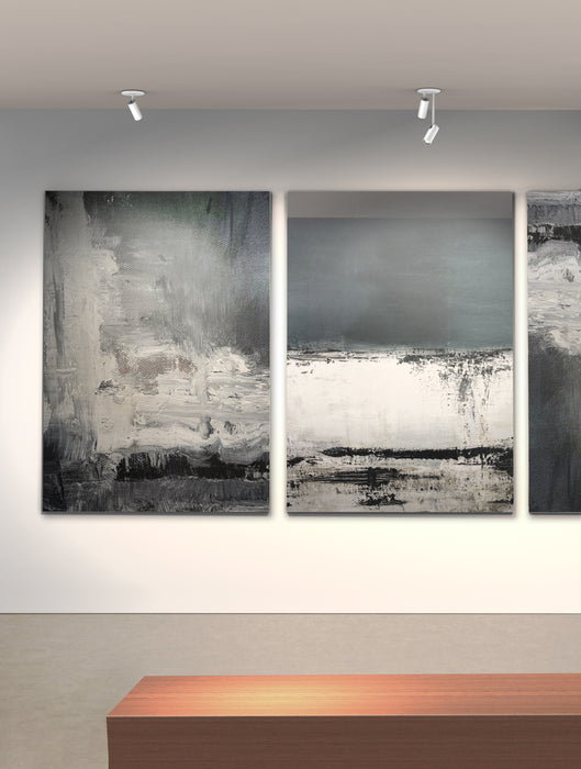 Downey LED Semi-Flush Mount White-Flush Mounts-Kuzco Lighting-Lighting Design Store