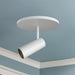 Downey LED Semi-Flush Mount White-Flush Mounts-Kuzco Lighting-Lighting Design Store