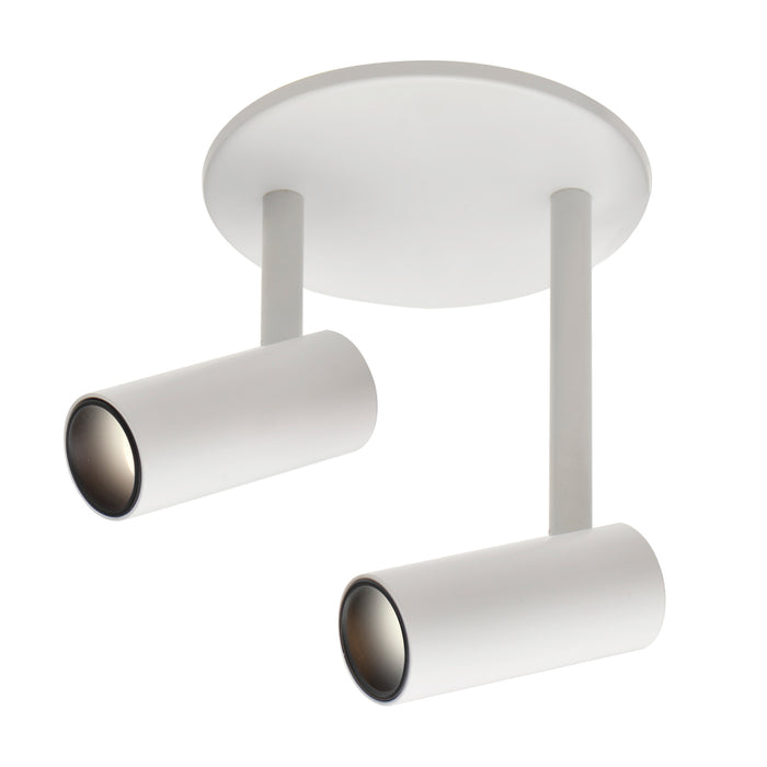 Downey LED Semi-Flush Mount White-Semi-Flush Mts.-Kuzco Lighting-Lighting Design Store