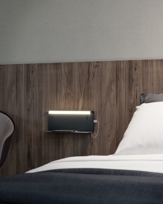 Dresden LED Wall Sconce Black-Sconces-Kuzco Lighting-Lighting Design Store