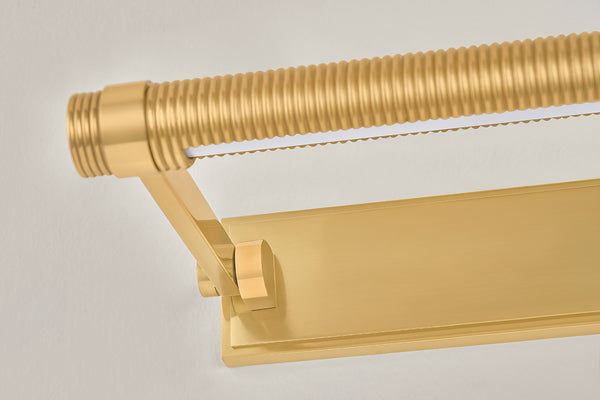 Duell LED Picture Light Aged Brass-Specialty Items-Hudson Valley-Lighting Design Store