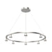 Dune LED Chandelier Brushed Nickel-Mid. Chandeliers-Kuzco Lighting-Lighting Design Store