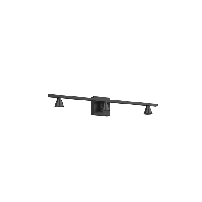 Dune LED Vanity Light Black-Bathroom Fixtures-Kuzco Lighting-Lighting Design Store