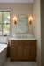 Denton One Light Wall Sconce Patina Brass-Sconces-Troy Lighting-Lighting Design Store