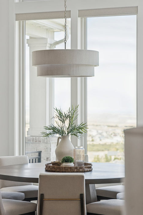 Delaney Four Light Pendant Matte Brass-Mid. Chandeliers-Capital Lighting-Lighting Design Store