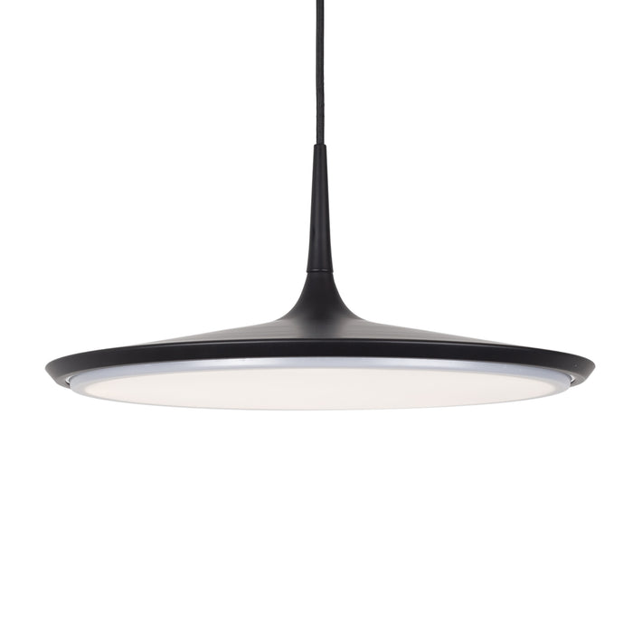 Disc LED Pendant Black-Pendants-Kuzco Lighting-Lighting Design Store