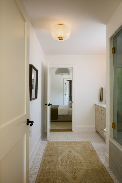 Dove One Light Flush Mount Aged Brass-Semi-Flush Mts.-Hudson Valley-Lighting Design Store