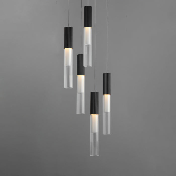 Reeds LED Pendant-Mini Chandeliers-ET2-Lighting Design Store
