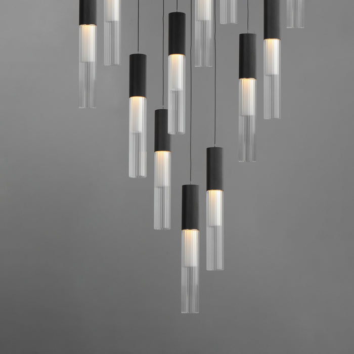 Reeds LED Pendant-Mid. Chandeliers-ET2-Lighting Design Store