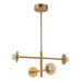 Elixir LED Chandelier Brushed Gold-Mid. Chandeliers-Kuzco Lighting-Lighting Design Store