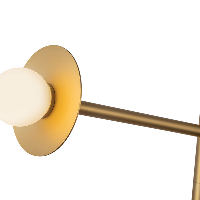 Elixir LED Chandelier Brushed Gold-Mid. Chandeliers-Kuzco Lighting-Lighting Design Store