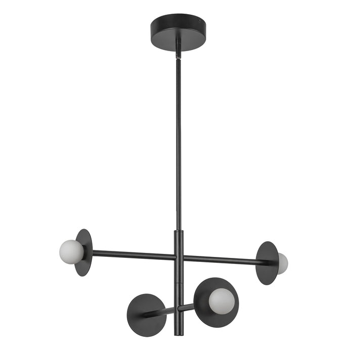 Elixir LED Chandelier Black-Mid. Chandeliers-Kuzco Lighting-Lighting Design Store