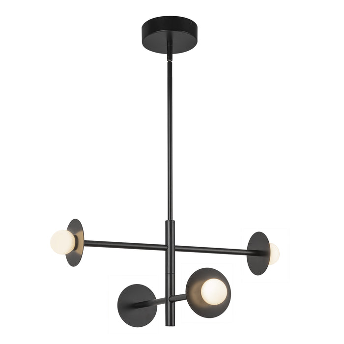 Elixir LED Chandelier Black-Mid. Chandeliers-Kuzco Lighting-Lighting Design Store