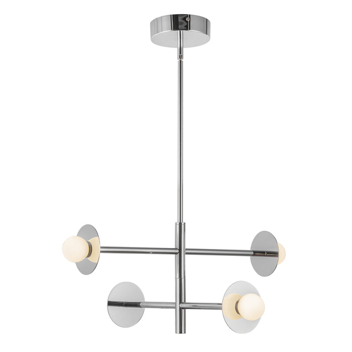 Elixir LED Chandelier Chrome-Mid. Chandeliers-Kuzco Lighting-Lighting Design Store