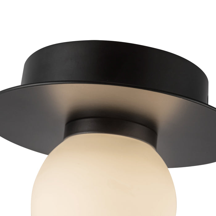 Elixir LED Flush Mount Black-Flush Mounts-Kuzco Lighting-Lighting Design Store